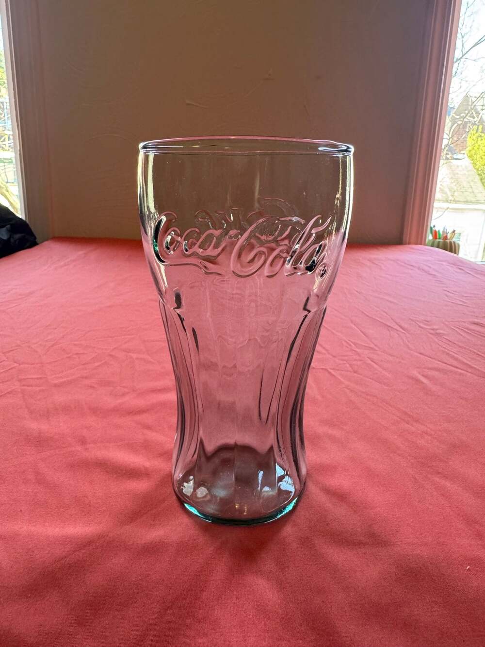 Jumbo 7" Coca-Cola Contour Glass Georgia Green 24oz Extra Large Fountain Tumbler